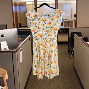 Anthropologie Floral Picnic Dress